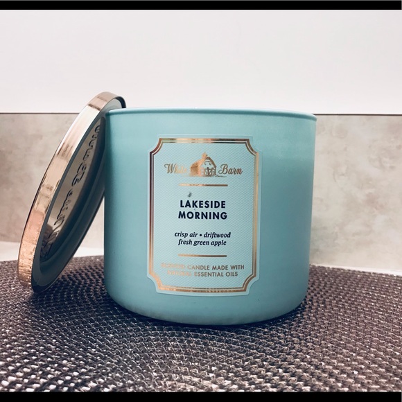 NWT BBW Lakeside Morning 3-Wick Candle